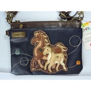NWT CHALA CROSSBODY PURSE BAG Convertible Cluch Horse Western Cowgirl Vegan